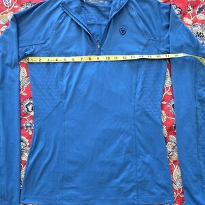 Ariat Blue Quarter Zip (Sz S)